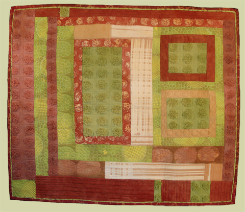 Image of quilt titled “Dots” by Debi Harney